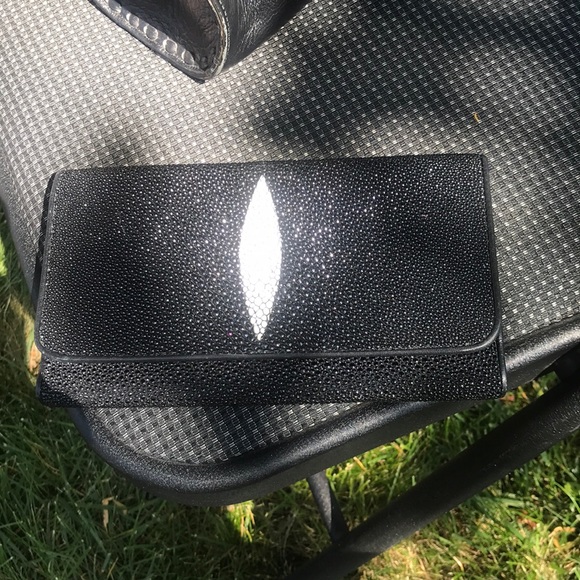 Italian Leather exotic skin bag and wallet - Picture 3 of 4